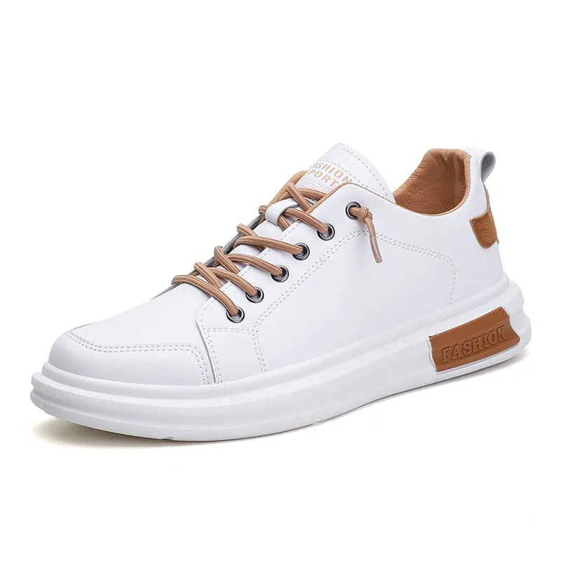 Letter Patch Lace-up Front Sneakers