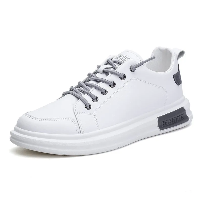 Letter Patch Lace-up Front Sneakers