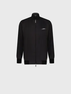 Linen and Wool Bomber with "Zilli Poem" Embroidery