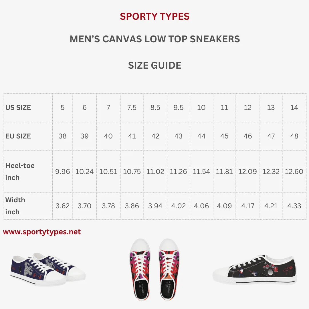 Men's High Top Canvas Sneakers - Purple Chevrons