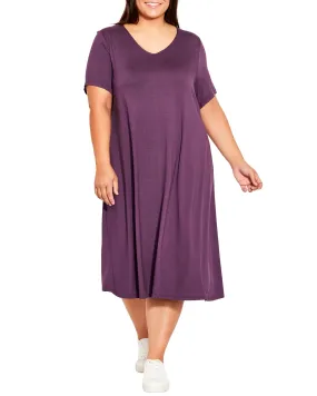 Morgan Dress | Purple