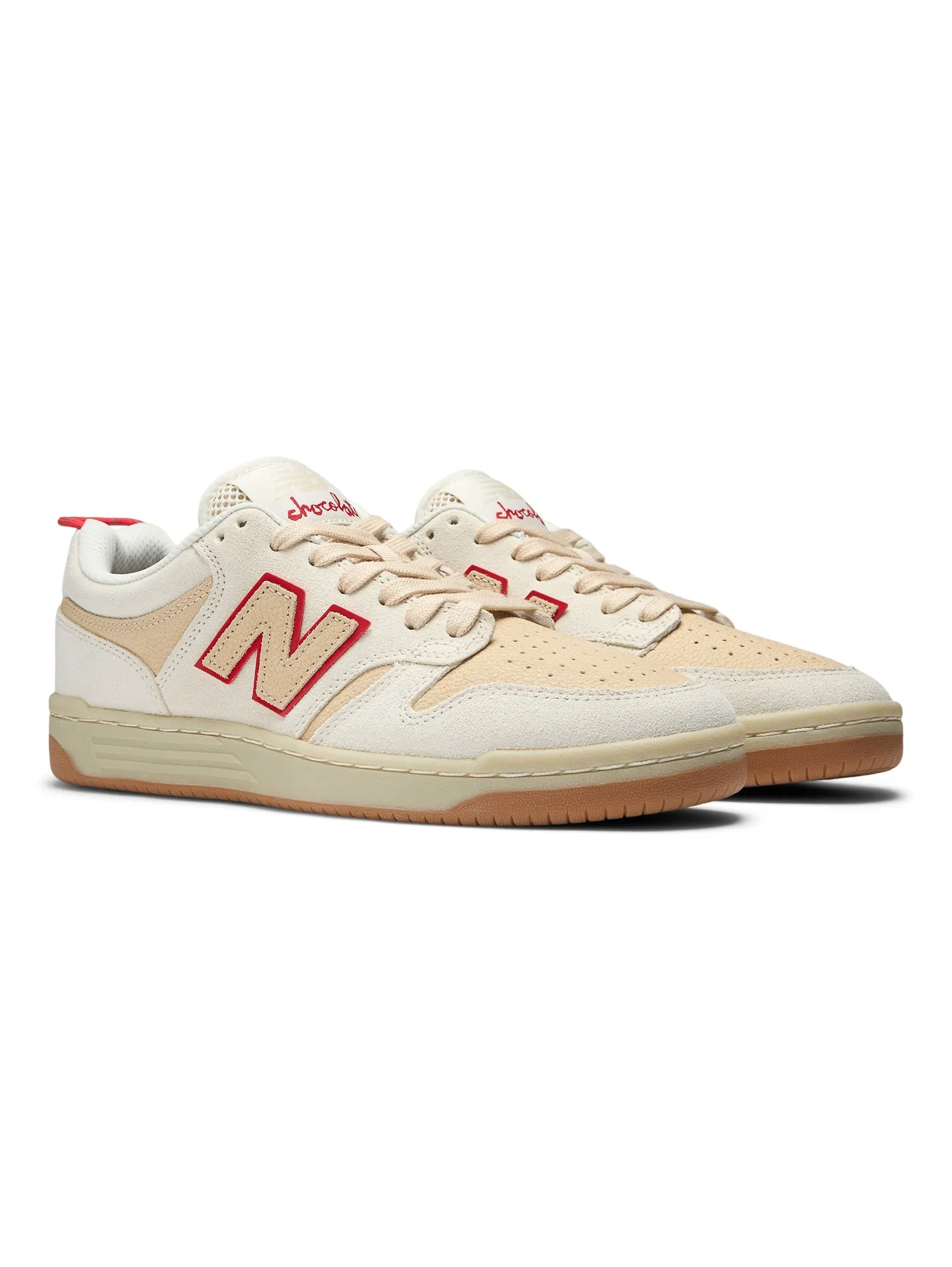New Balance Numeric 480 x Chocolate - White / Red