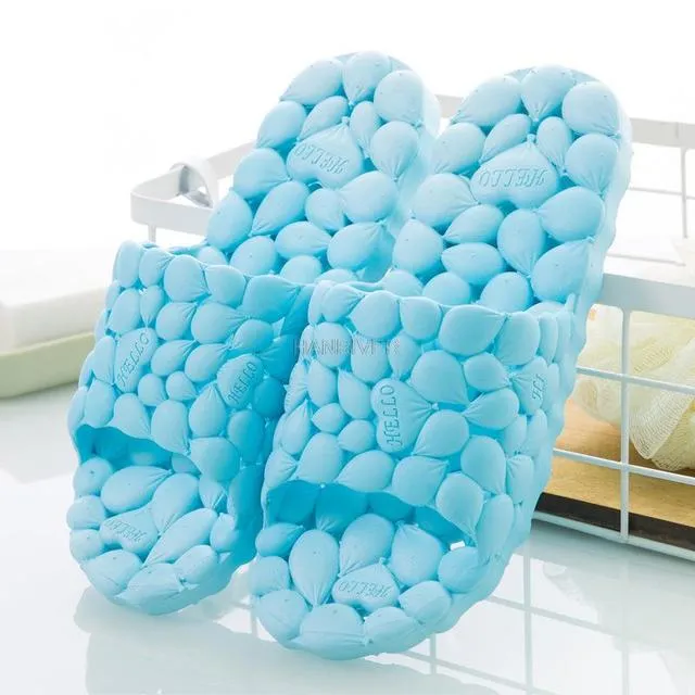 New Indoor Slippers – Soft PVC Breathable Anti-Slip Slides for Men & Women