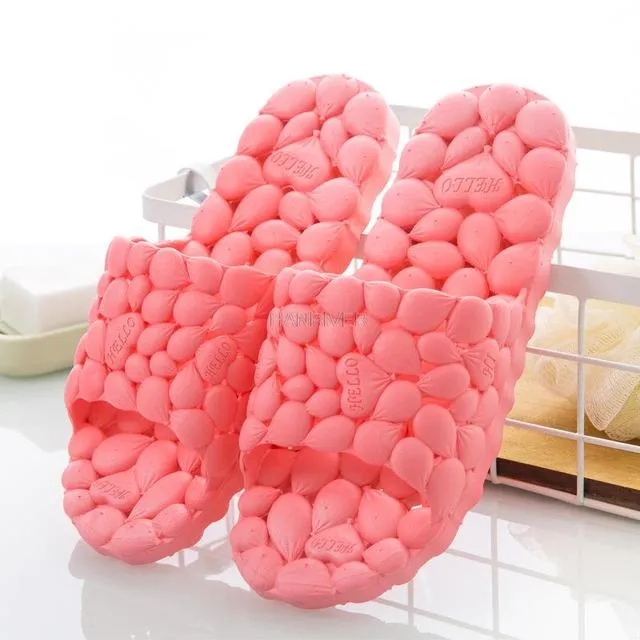 New Indoor Slippers – Soft PVC Breathable Anti-Slip Slides for Men & Women