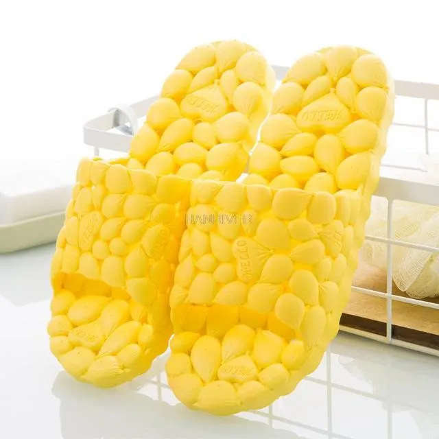 New Indoor Slippers – Soft PVC Breathable Anti-Slip Slides for Men & Women