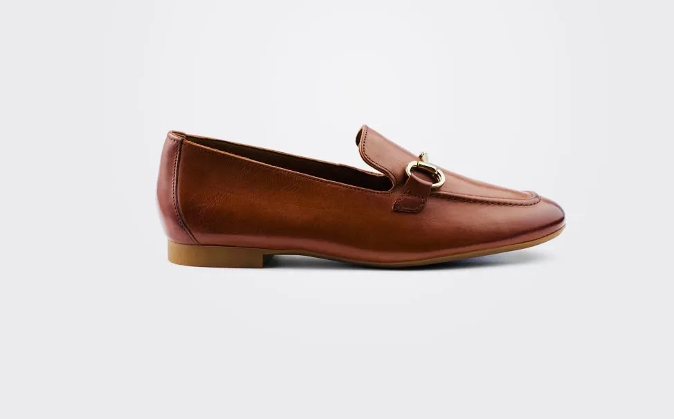 Paul Green cognac loafers