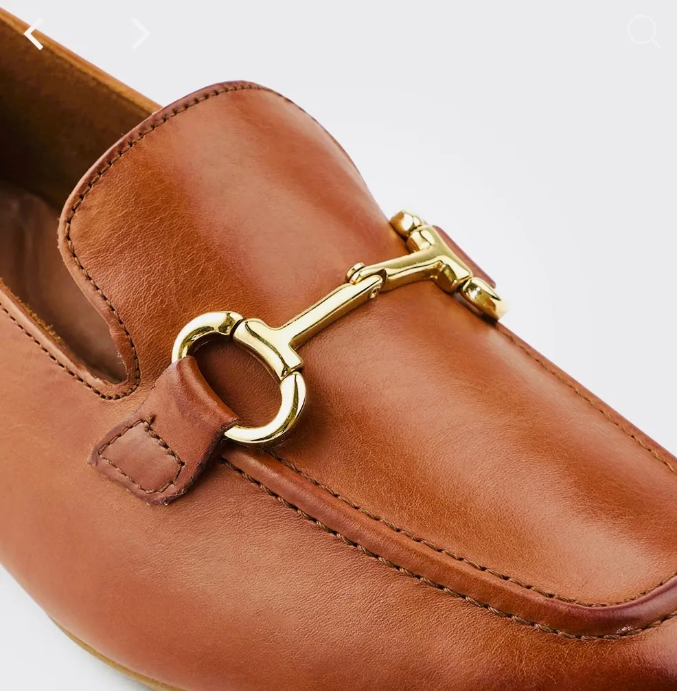 Paul Green cognac loafers