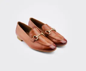 Paul Green cognac loafers