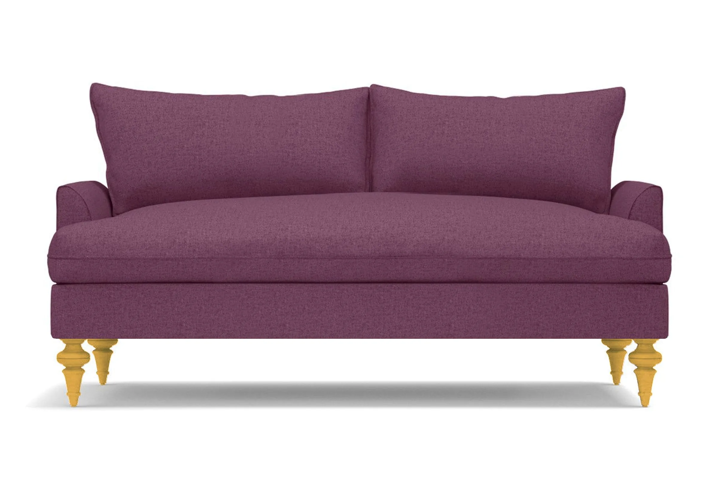 Saxon Loveseat :: Leg Finish: Natural / Size: Loveseat - 66"w