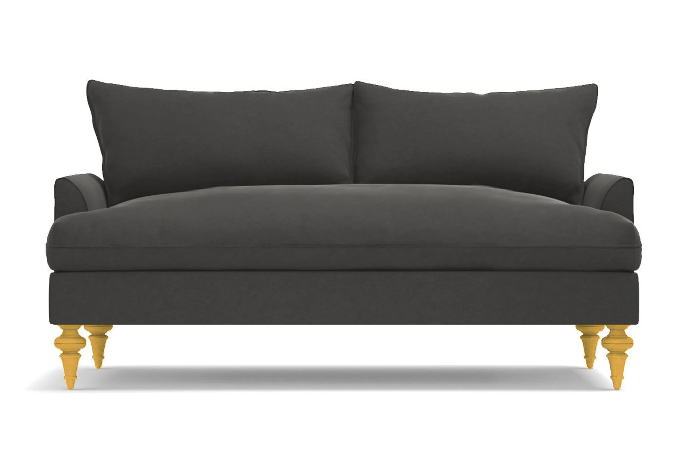 Saxon Loveseat :: Leg Finish: Natural / Size: Loveseat - 66"w