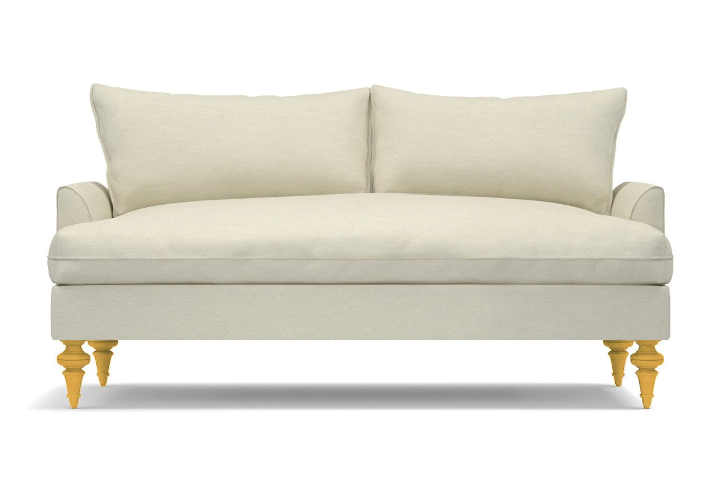 Saxon Loveseat :: Leg Finish: Natural / Size: Loveseat - 66"w