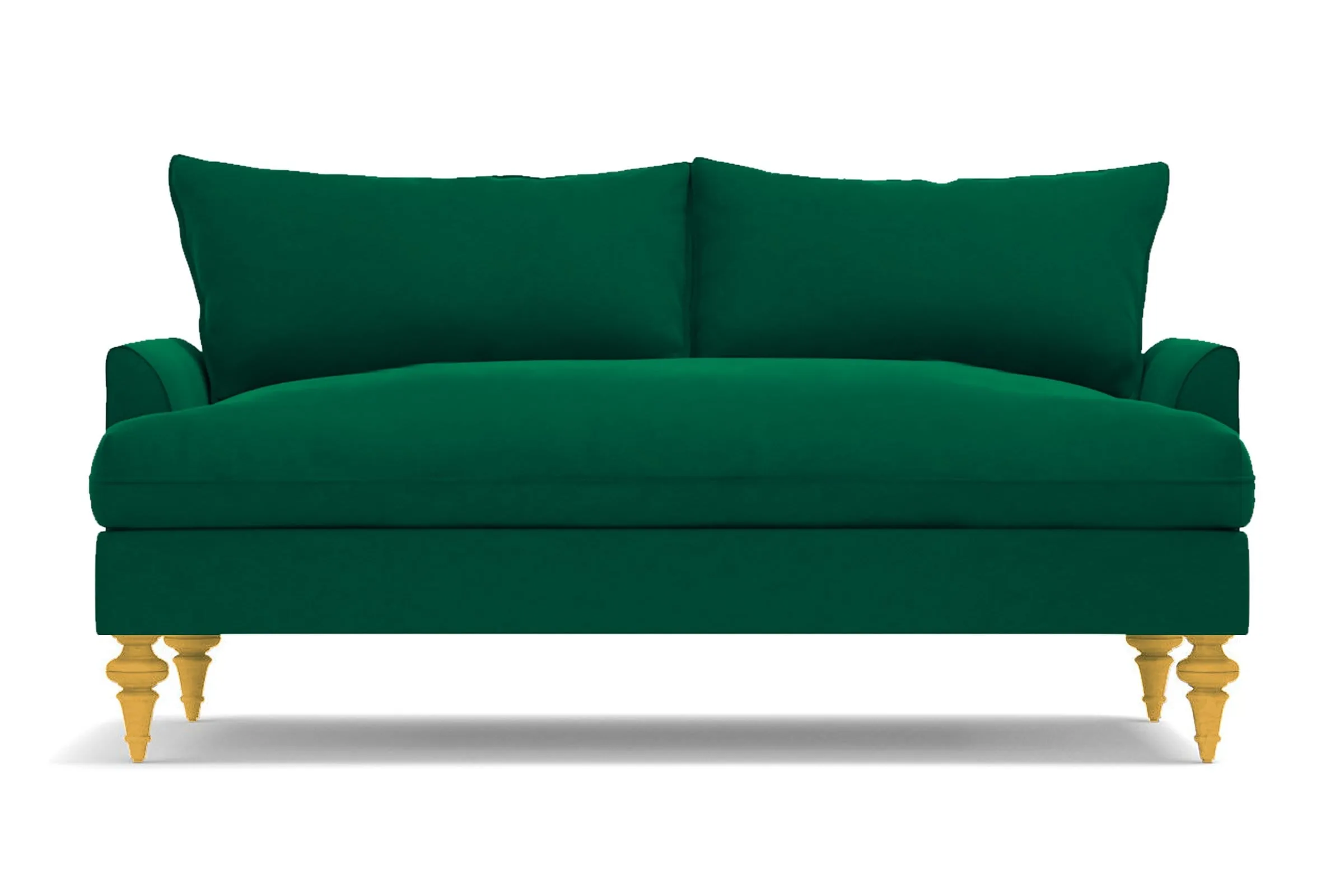 Saxon Loveseat :: Leg Finish: Natural / Size: Loveseat - 66"w