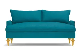 Saxon Loveseat :: Leg Finish: Natural / Size: Loveseat - 66"w