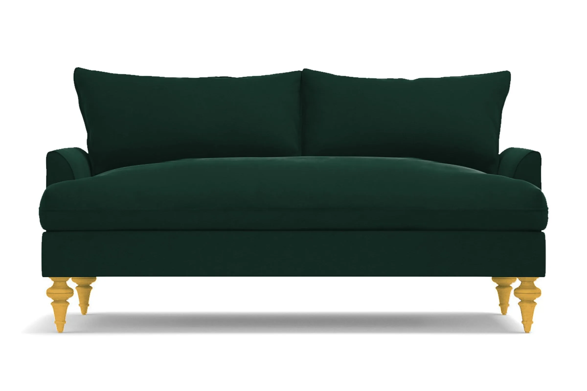Saxon Loveseat :: Leg Finish: Natural / Size: Loveseat - 66"w