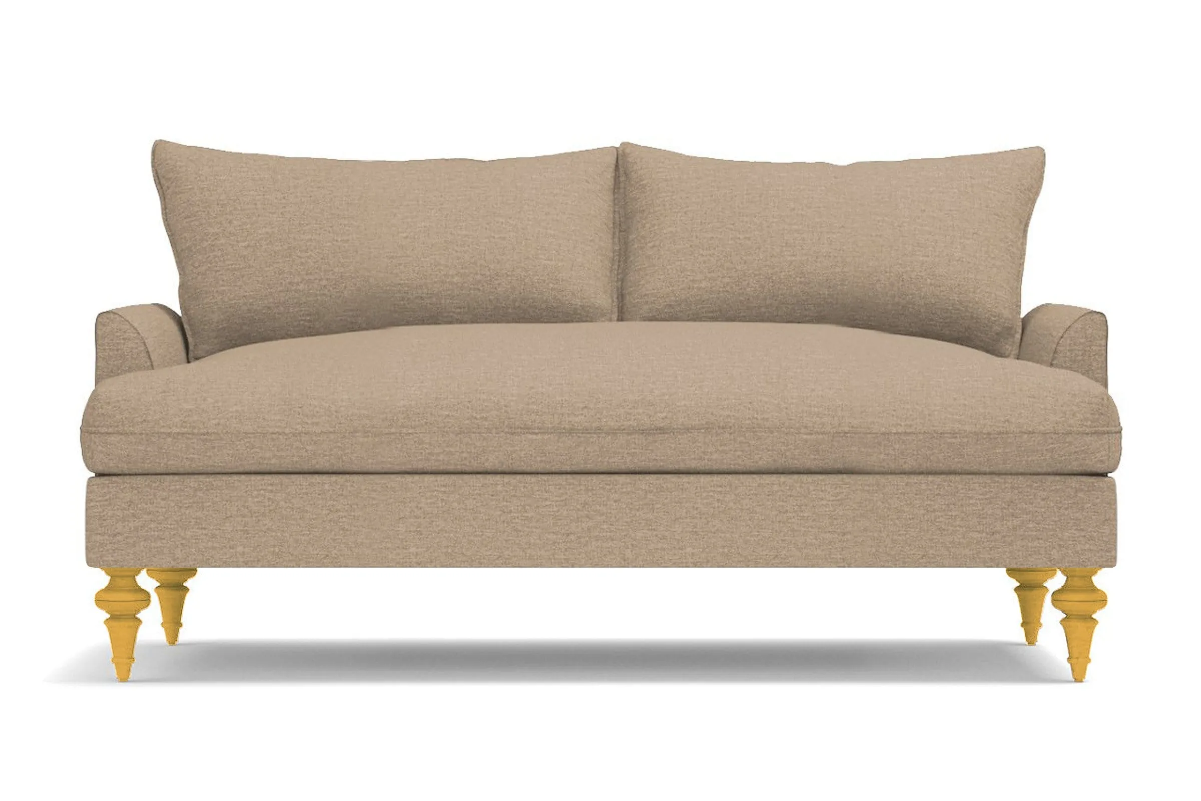 Saxon Loveseat :: Leg Finish: Natural / Size: Loveseat - 66"w