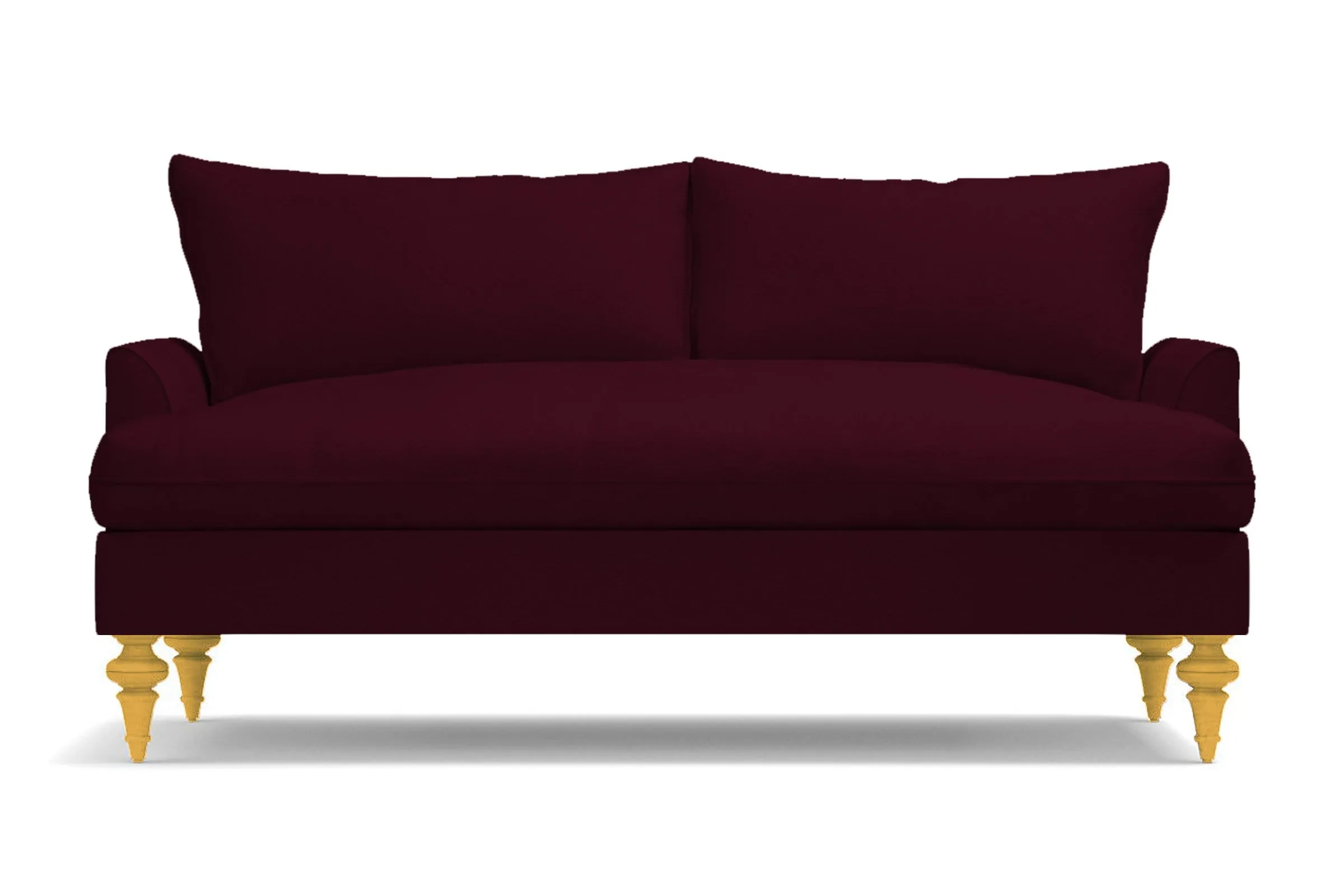 Saxon Loveseat :: Leg Finish: Natural / Size: Loveseat - 66"w