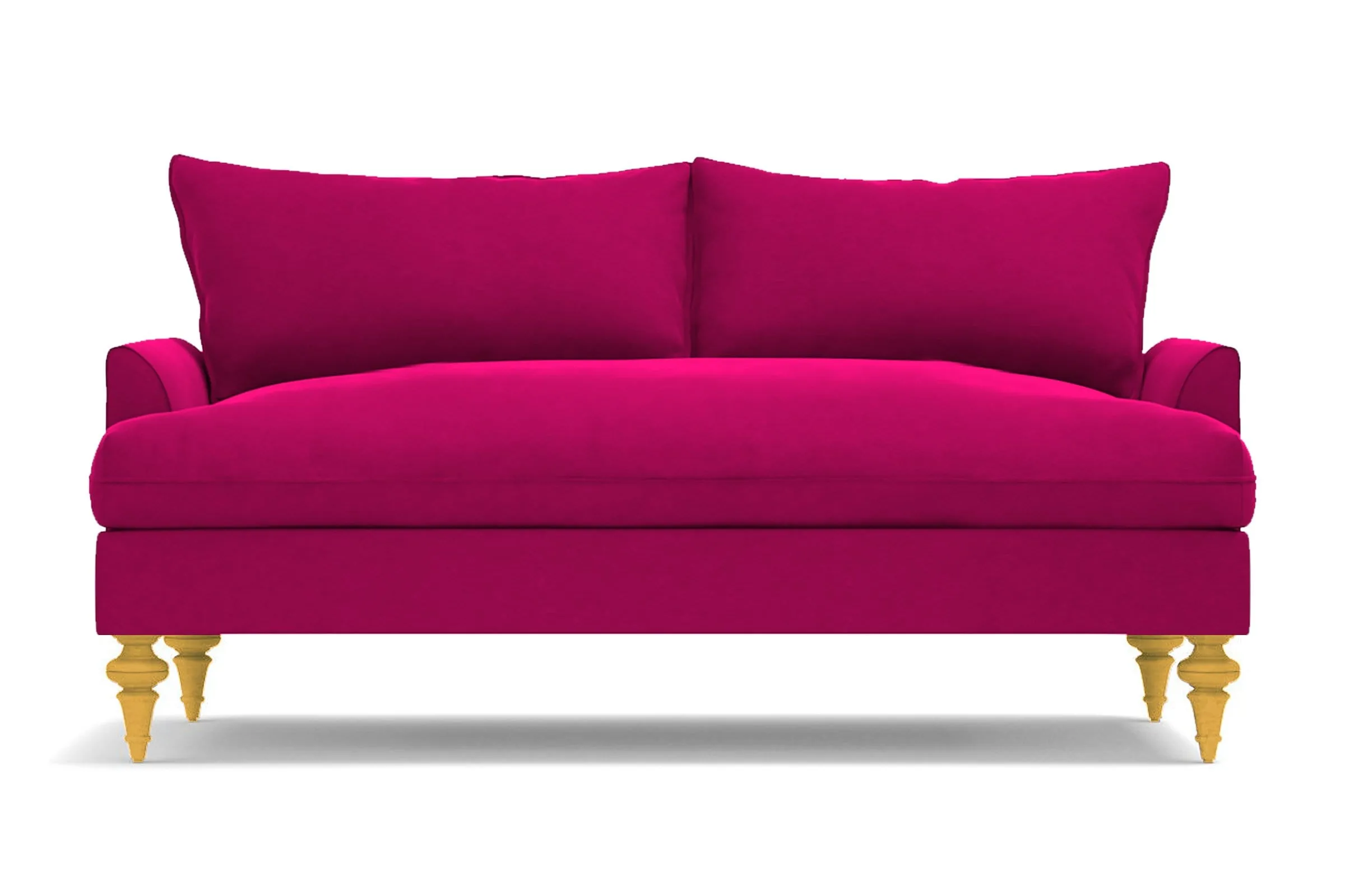 Saxon Loveseat :: Leg Finish: Natural / Size: Loveseat - 66"w