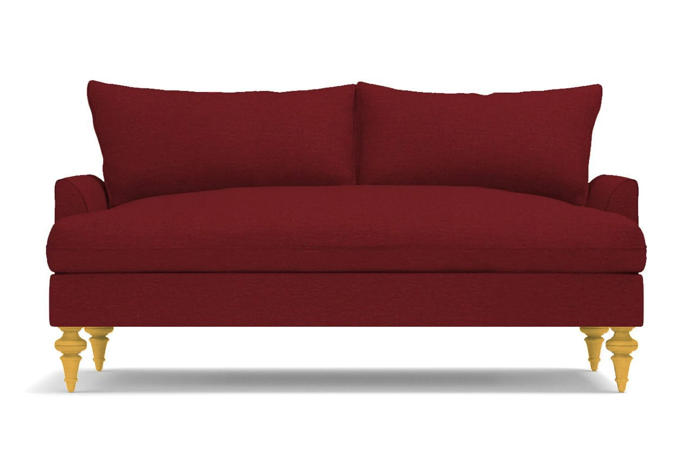 Saxon Loveseat :: Leg Finish: Natural / Size: Loveseat - 66"w