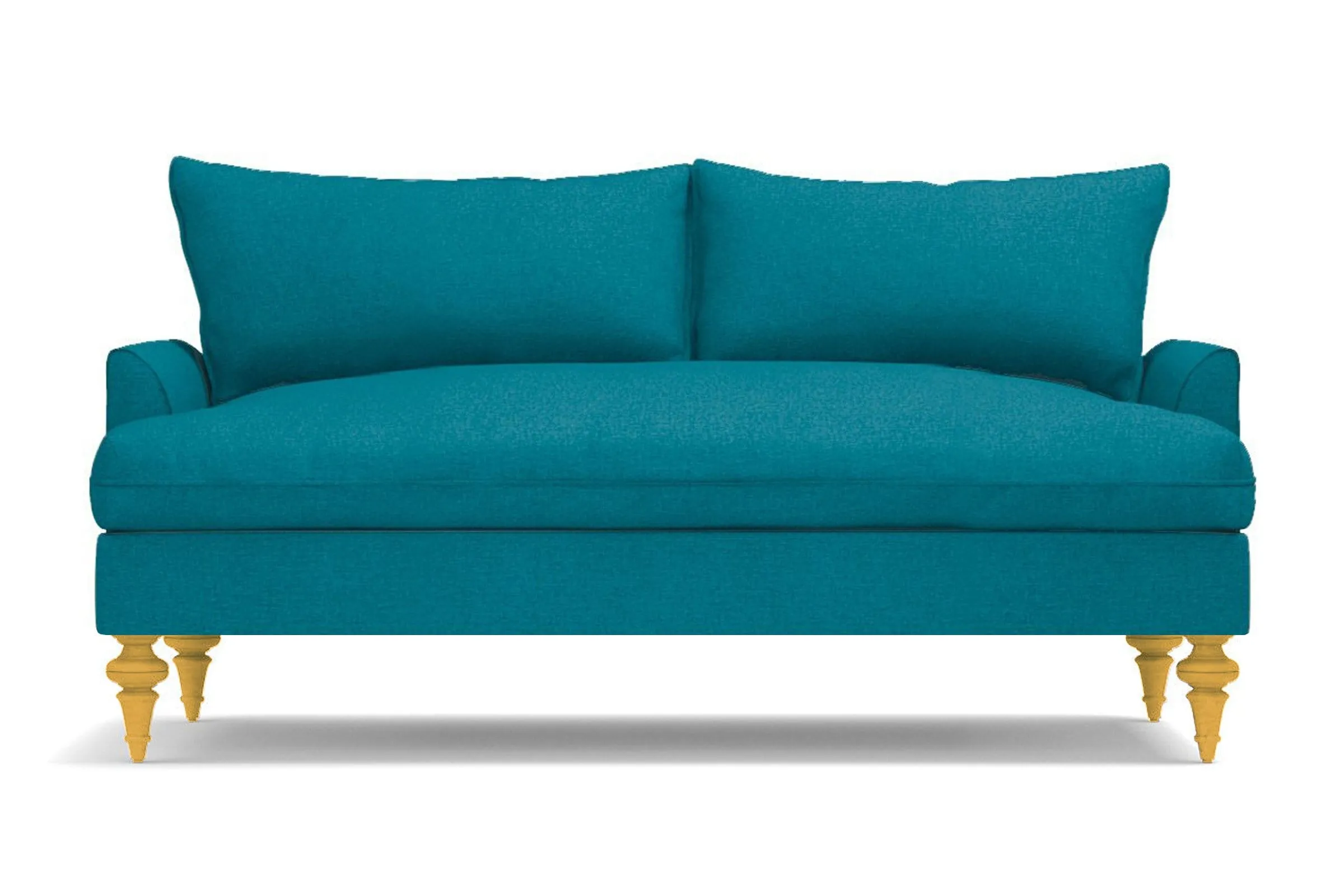 Saxon Loveseat :: Leg Finish: Natural / Size: Loveseat - 66"w