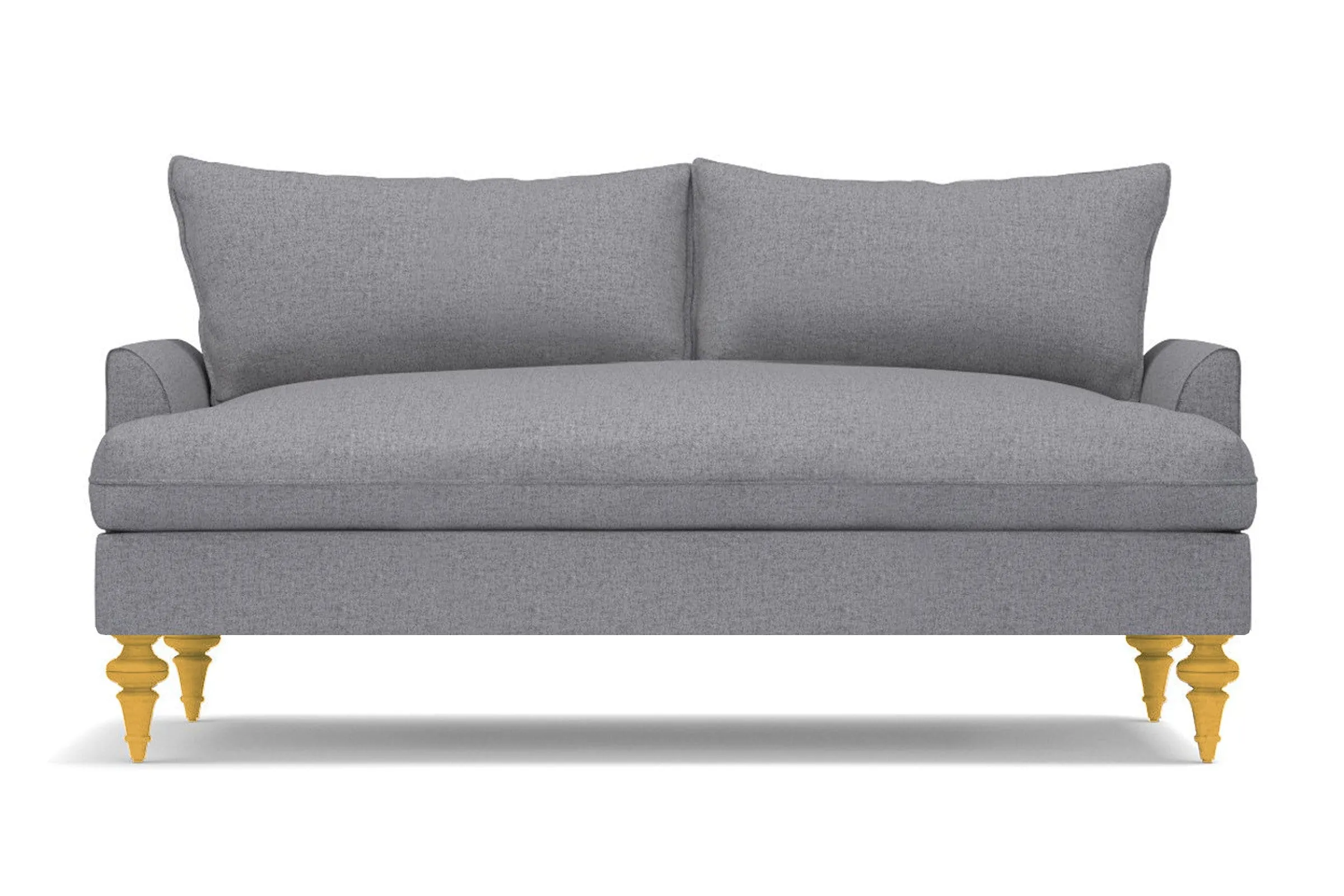 Saxon Loveseat :: Leg Finish: Natural / Size: Loveseat - 66"w