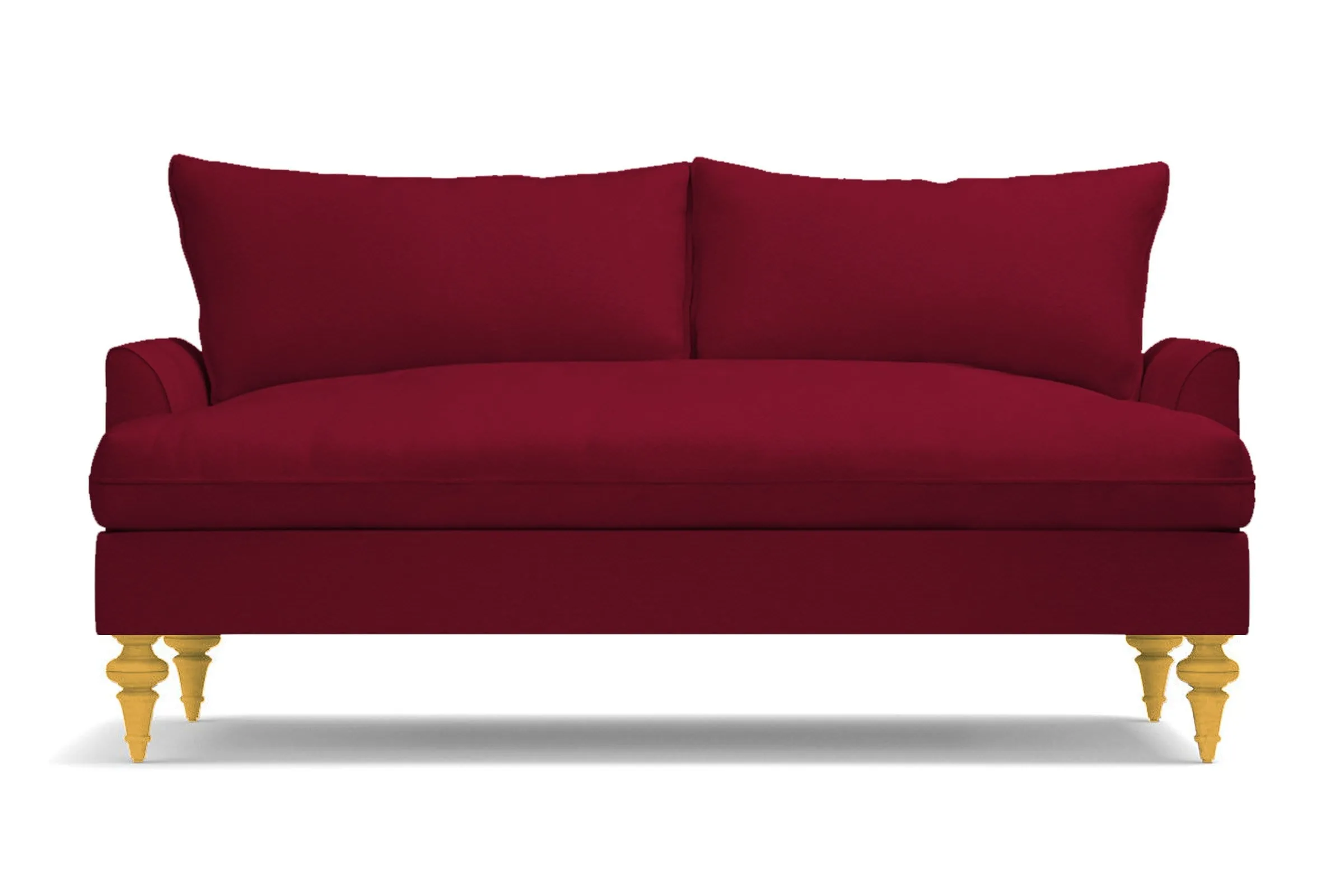 Saxon Loveseat :: Leg Finish: Natural / Size: Loveseat - 66"w