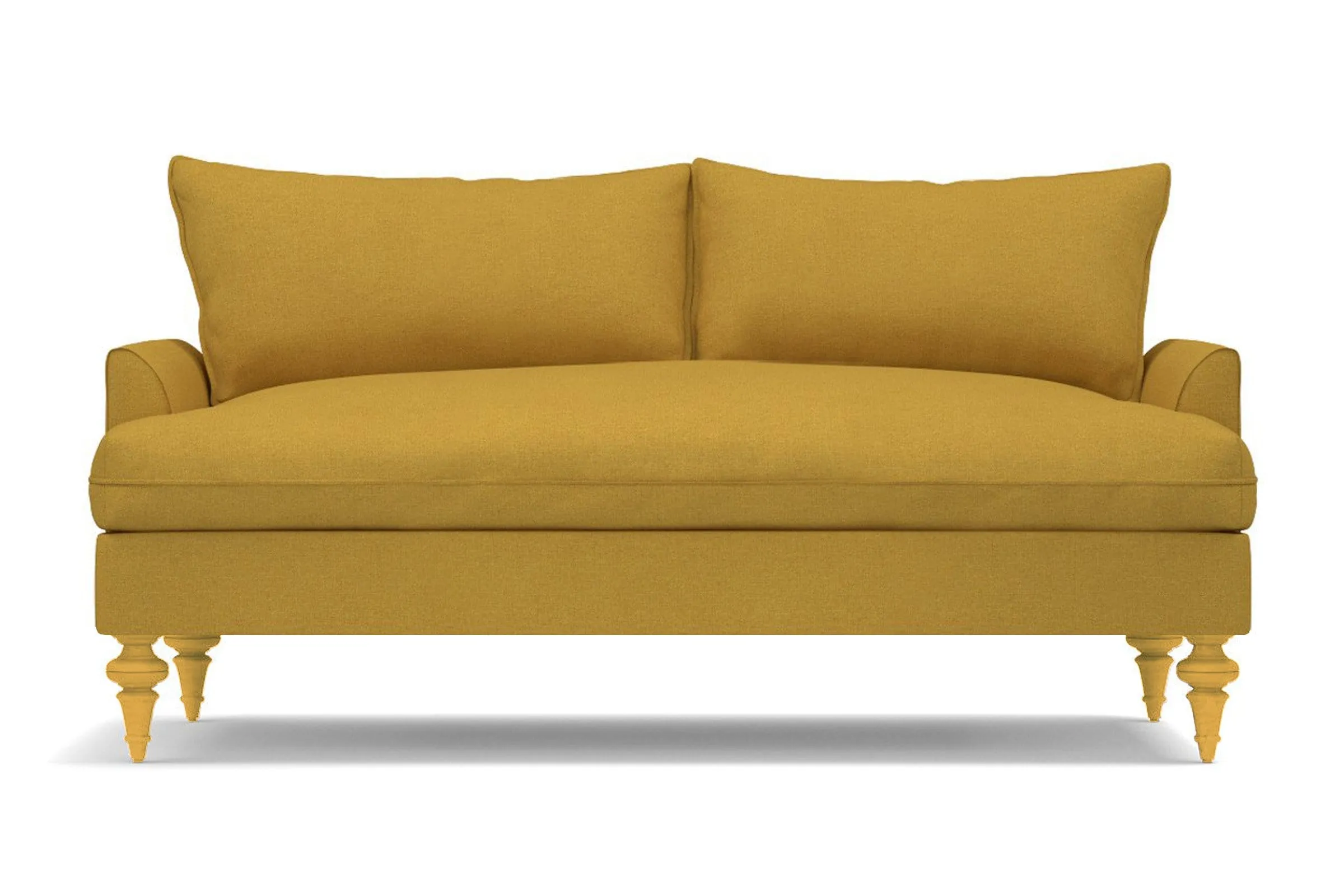 Saxon Loveseat :: Leg Finish: Natural / Size: Loveseat - 66"w
