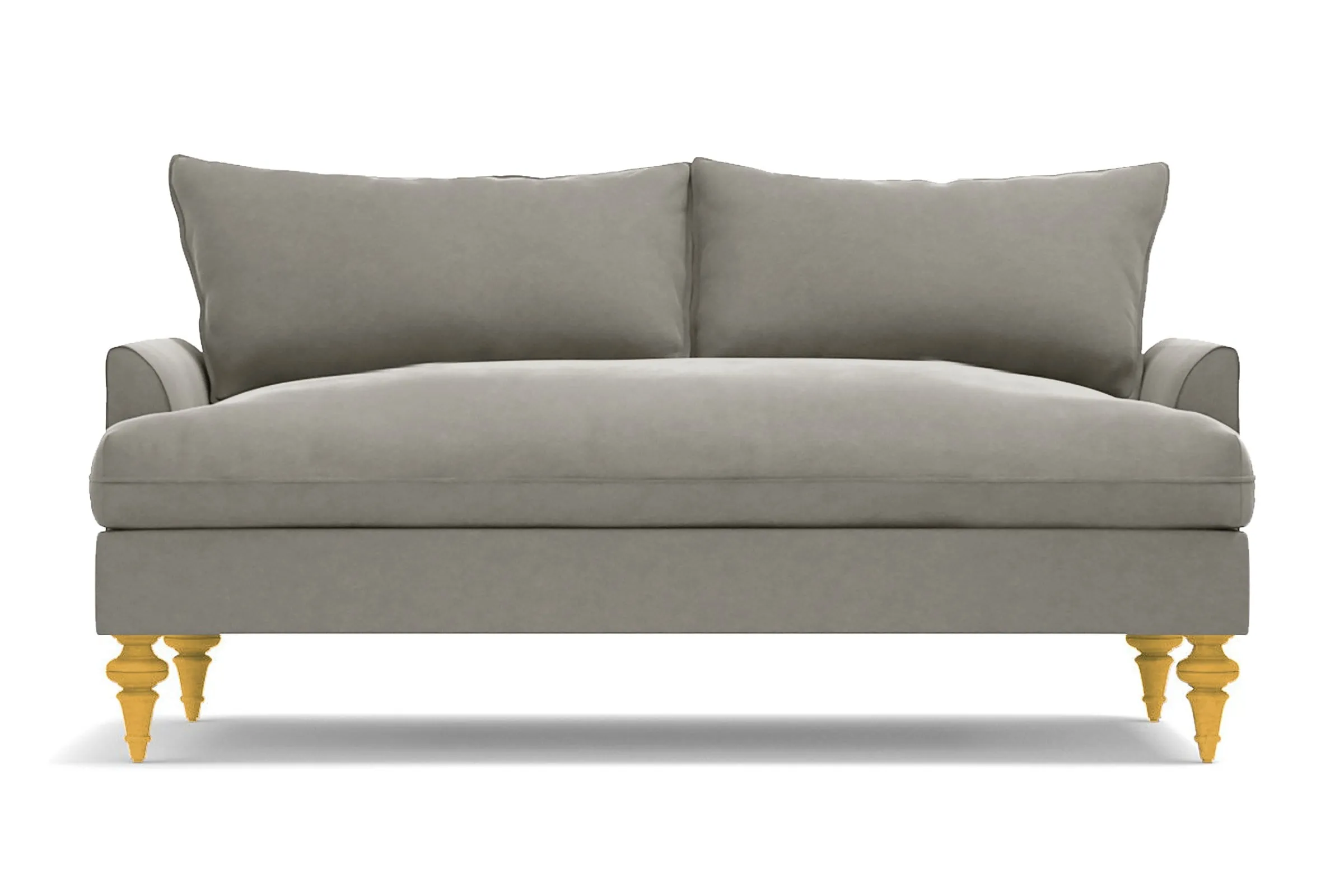Saxon Loveseat :: Leg Finish: Natural / Size: Loveseat - 66"w