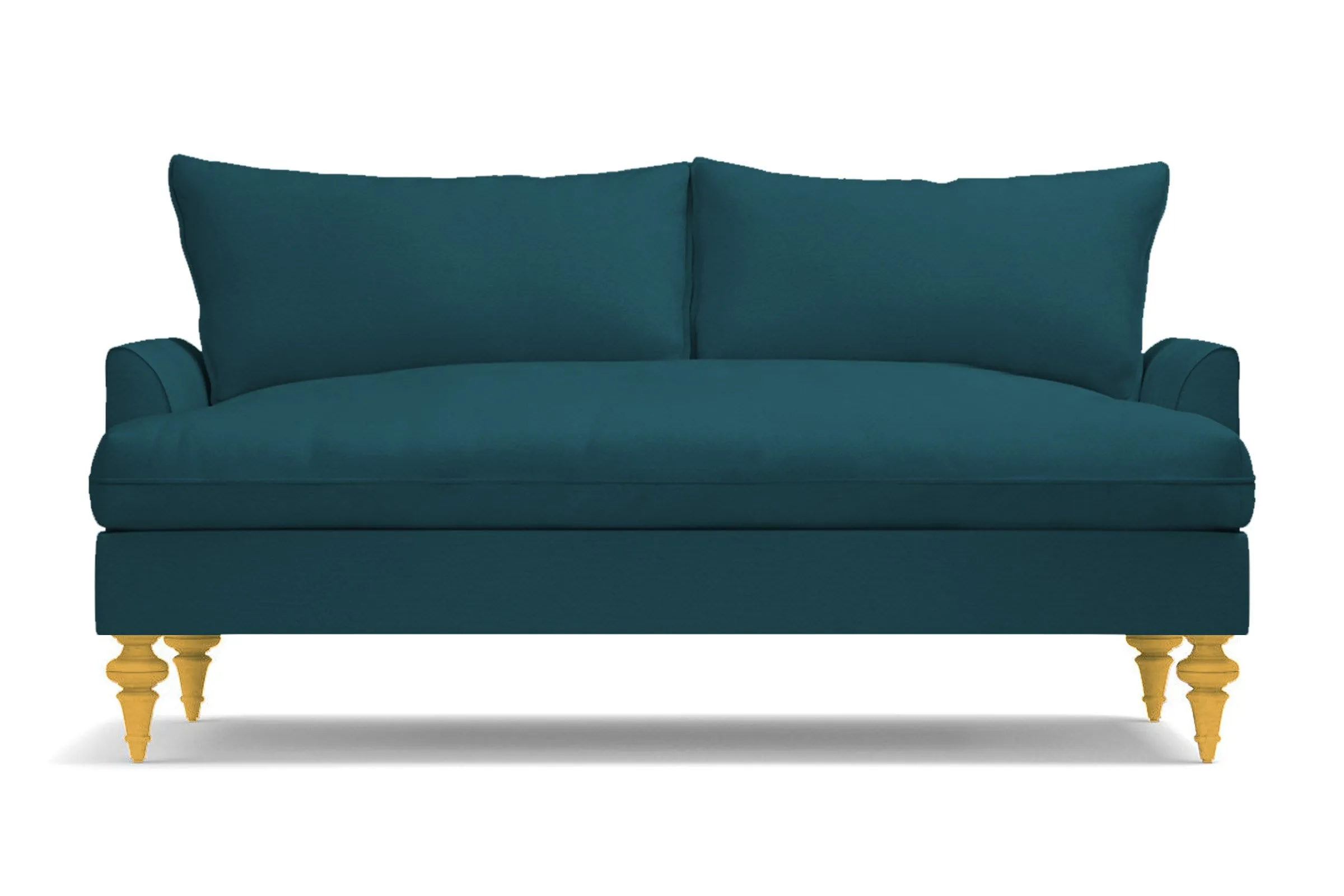 Saxon Loveseat :: Leg Finish: Natural / Size: Loveseat - 66"w