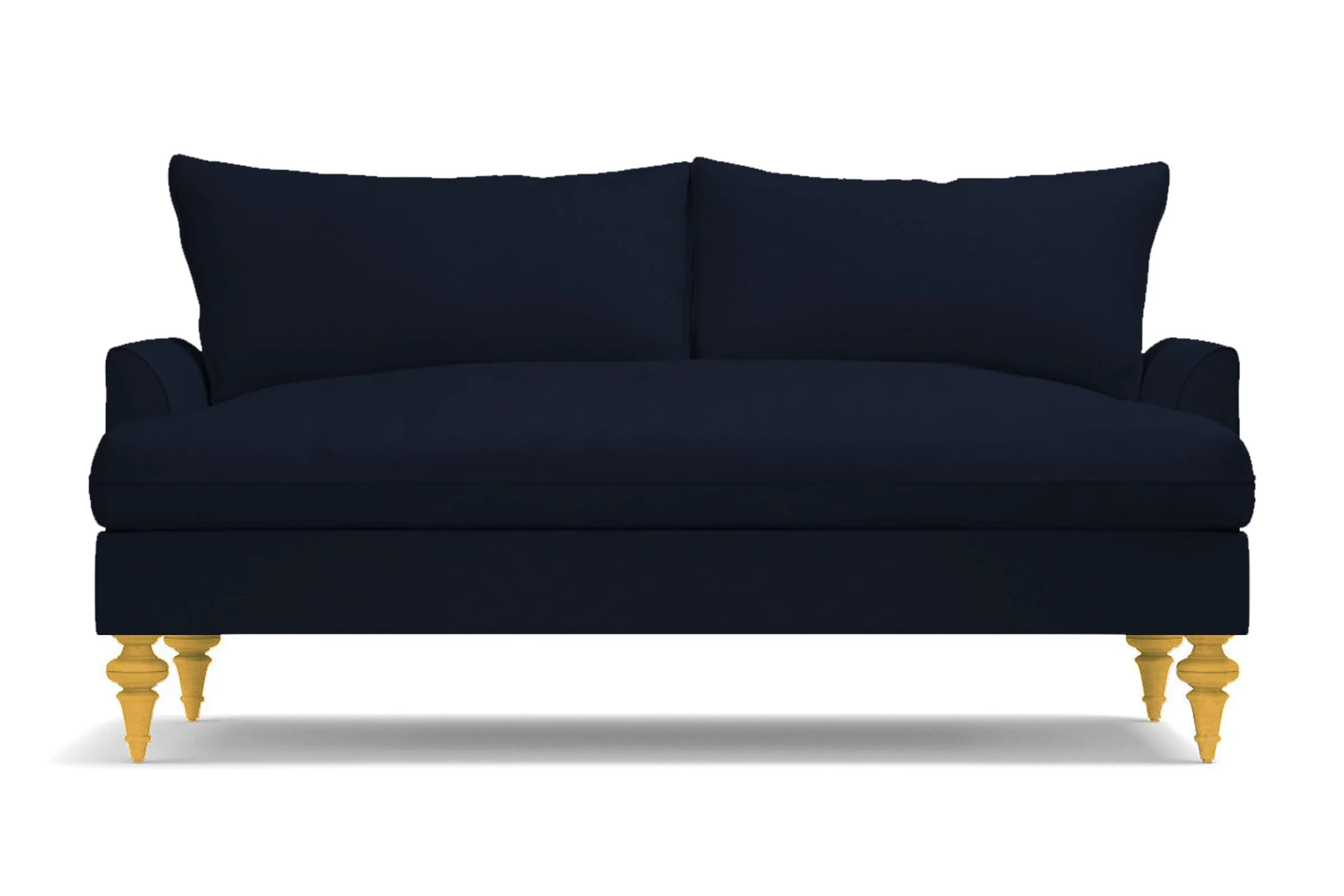 Saxon Loveseat :: Leg Finish: Natural / Size: Loveseat - 66"w