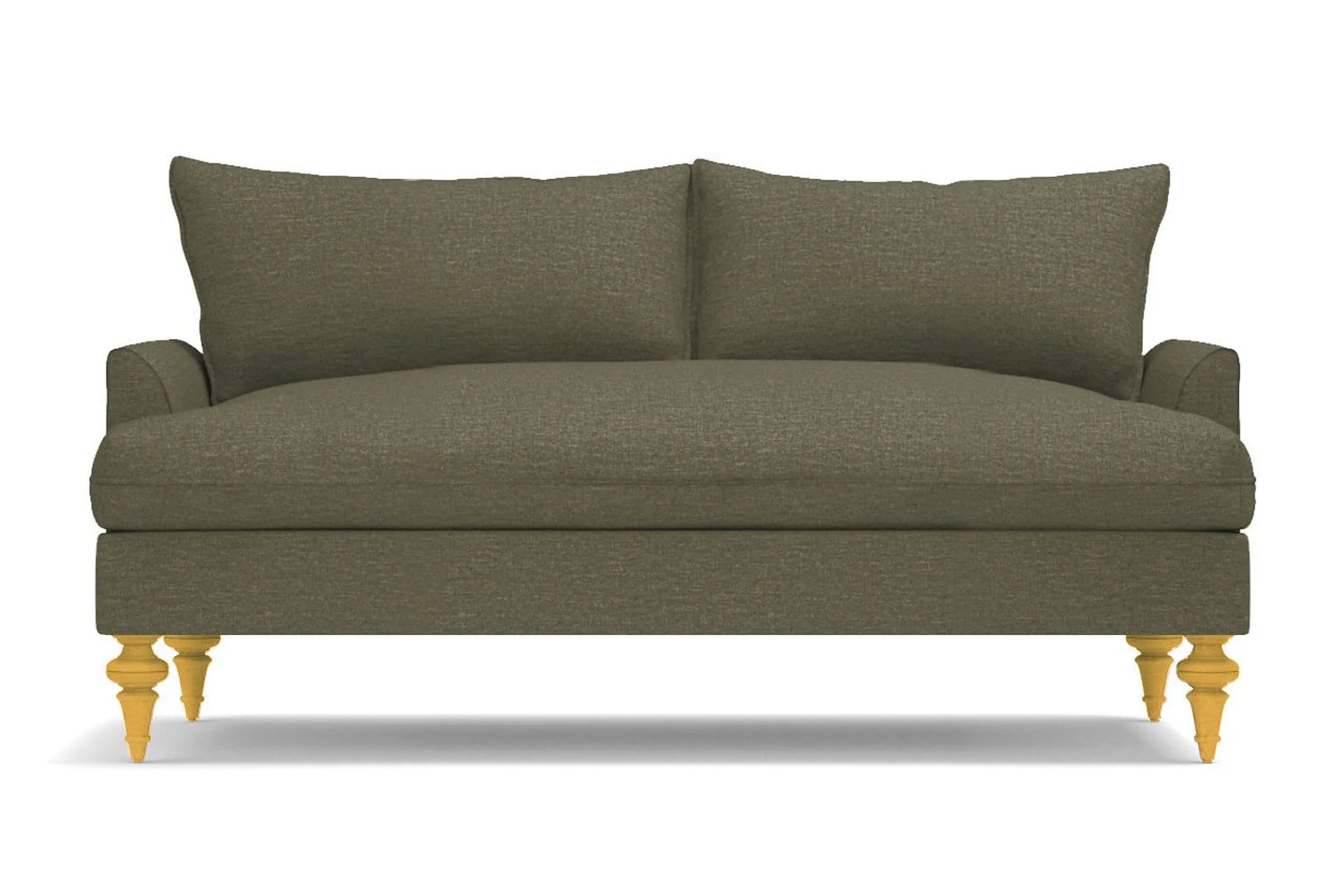 Saxon Loveseat :: Leg Finish: Natural / Size: Loveseat - 66"w