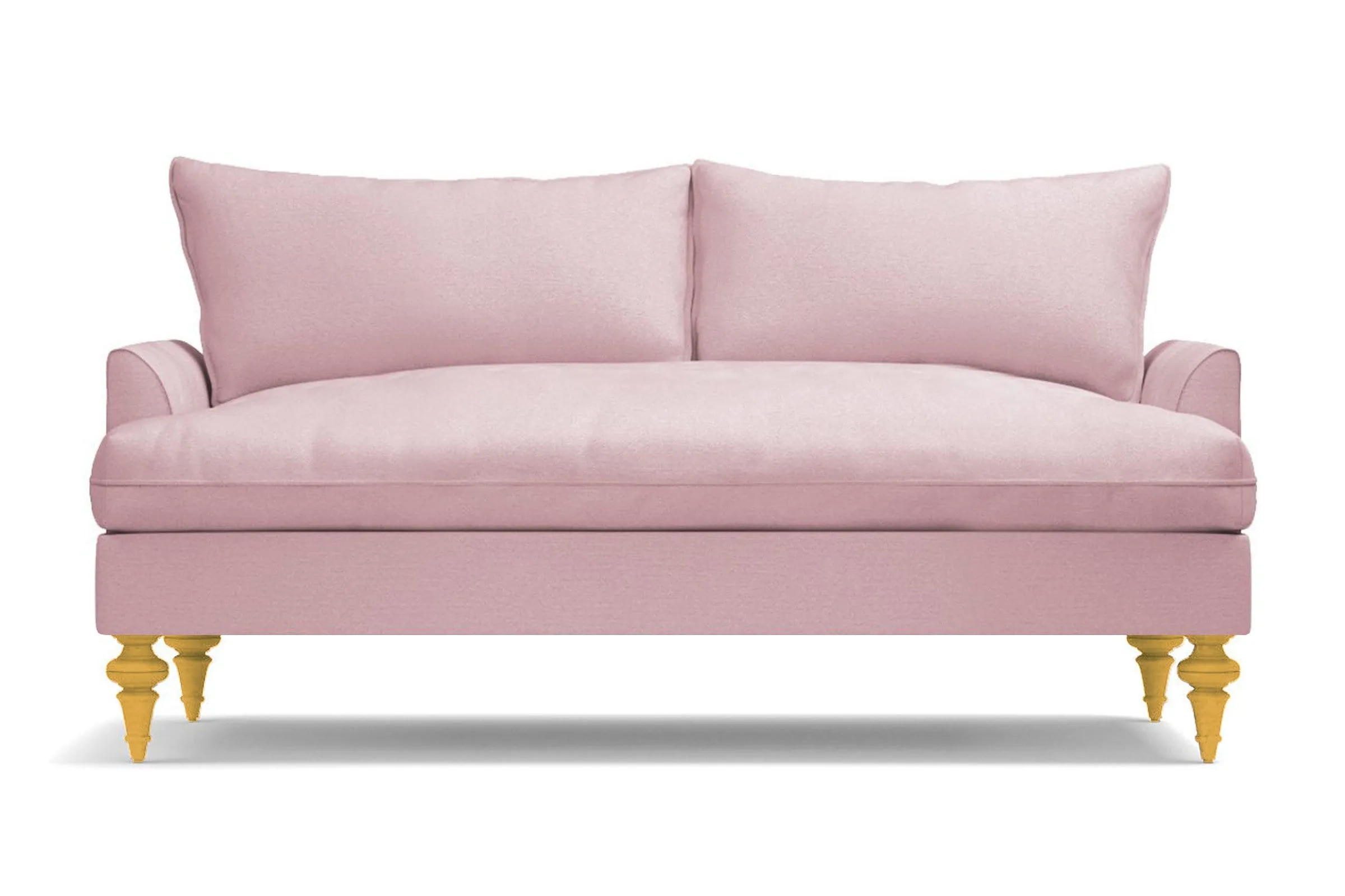 Saxon Loveseat :: Leg Finish: Natural / Size: Loveseat - 66"w