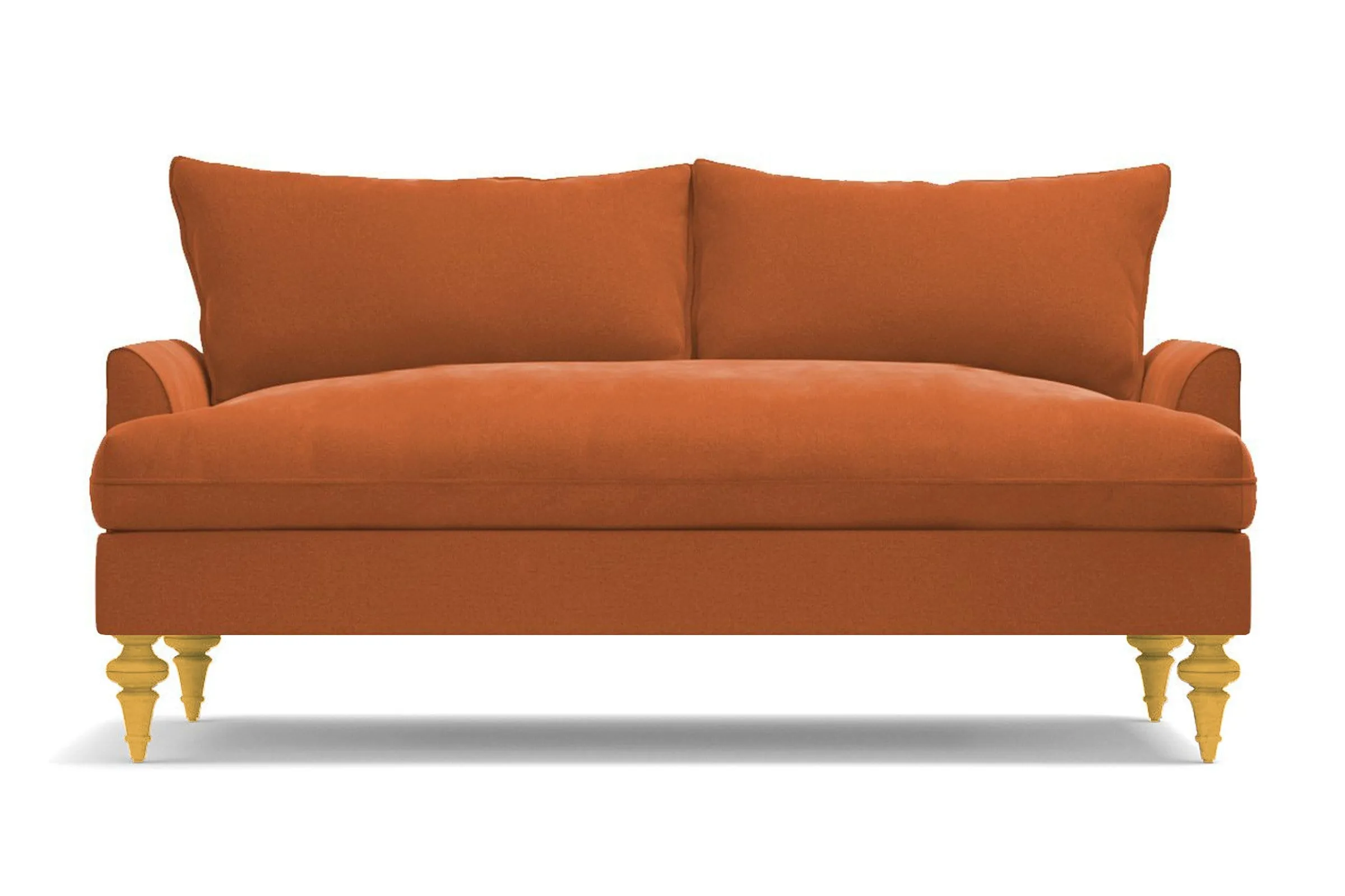 Saxon Loveseat :: Leg Finish: Natural / Size: Loveseat - 66"w