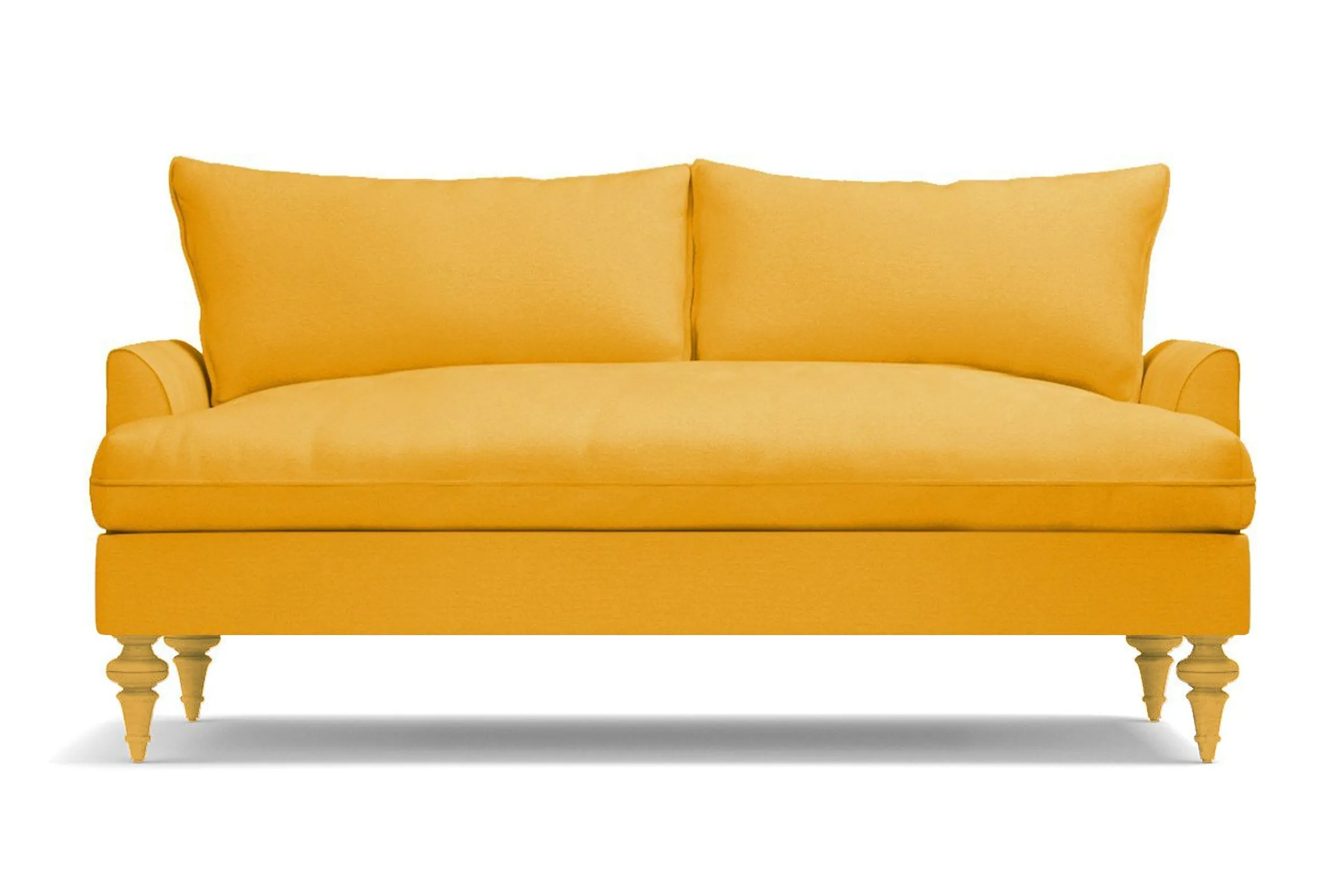 Saxon Loveseat :: Leg Finish: Natural / Size: Loveseat - 66"w