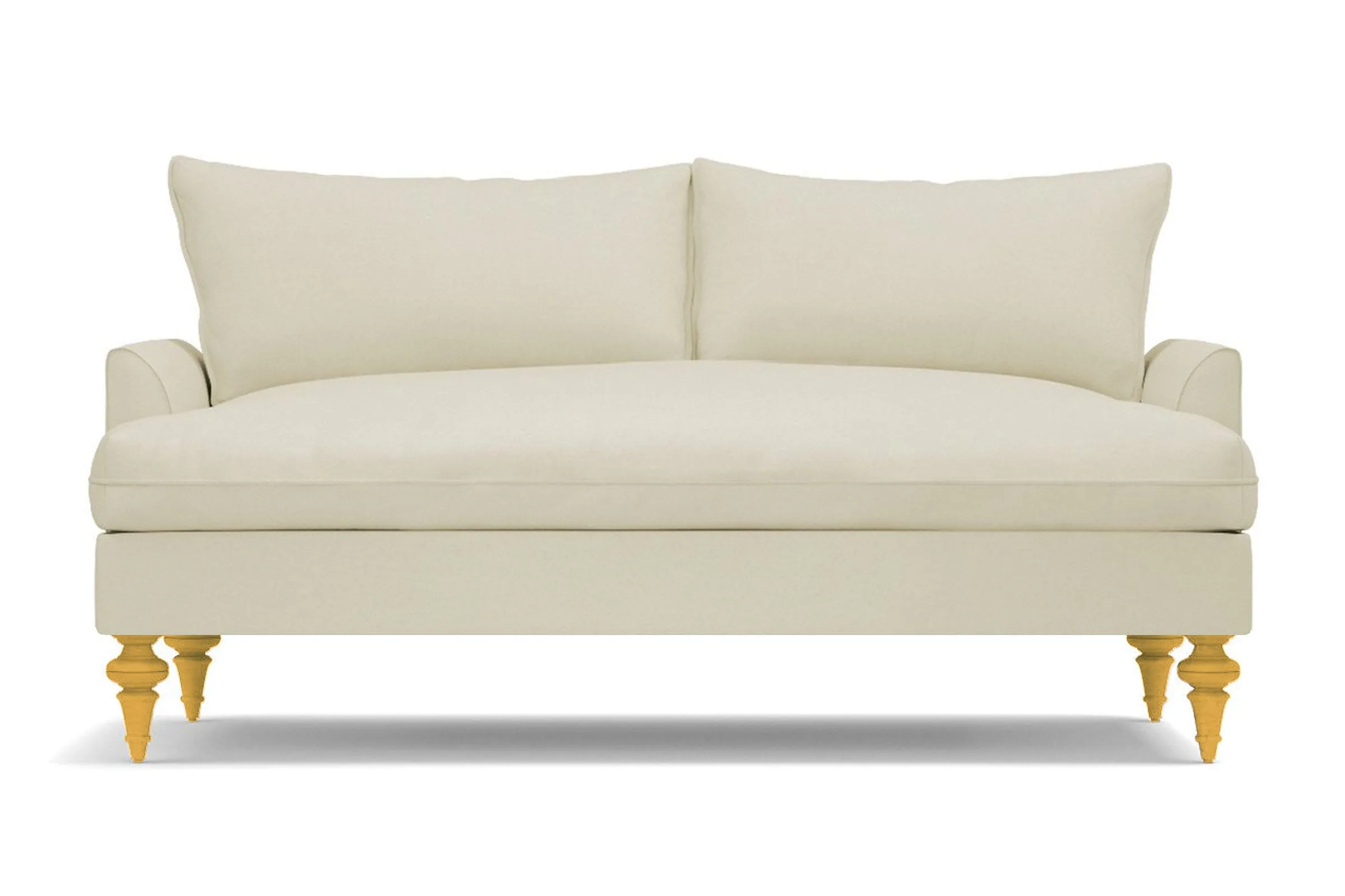 Saxon Loveseat :: Leg Finish: Natural / Size: Loveseat - 66"w