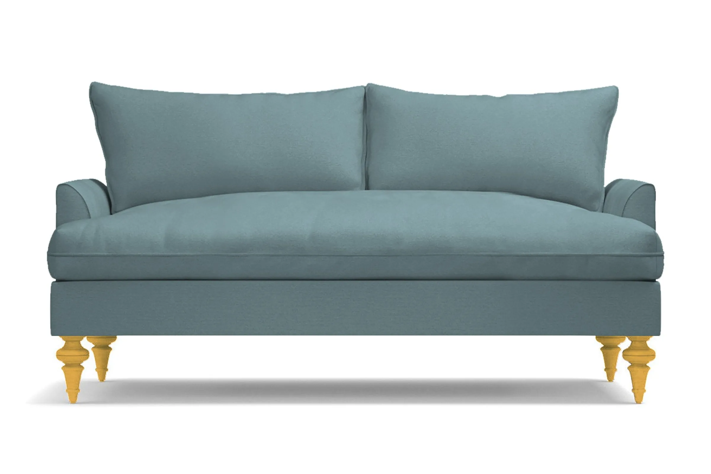 Saxon Loveseat :: Leg Finish: Natural / Size: Loveseat - 66"w