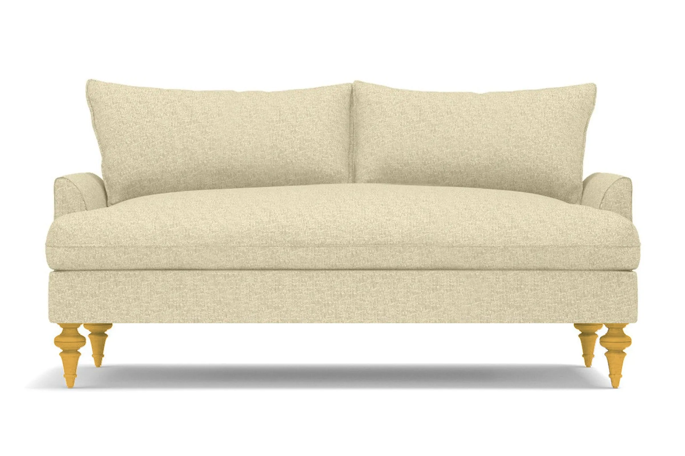Saxon Loveseat :: Leg Finish: Natural / Size: Loveseat - 66"w