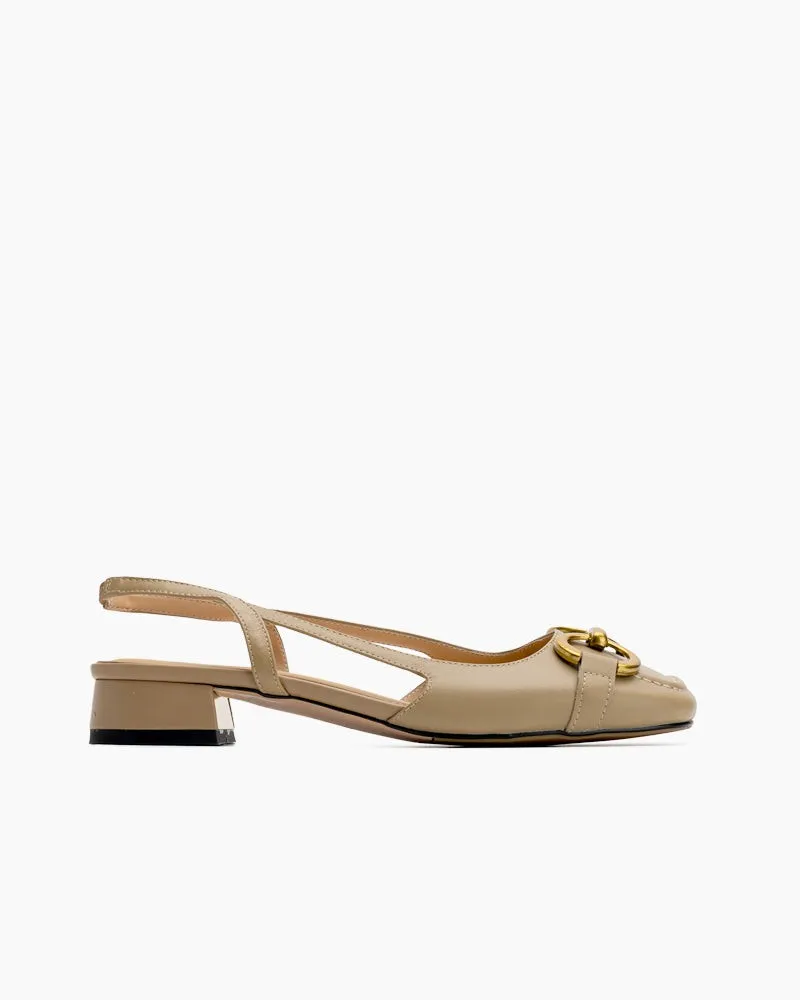 Slingback Block Heel Party Dress Sandals