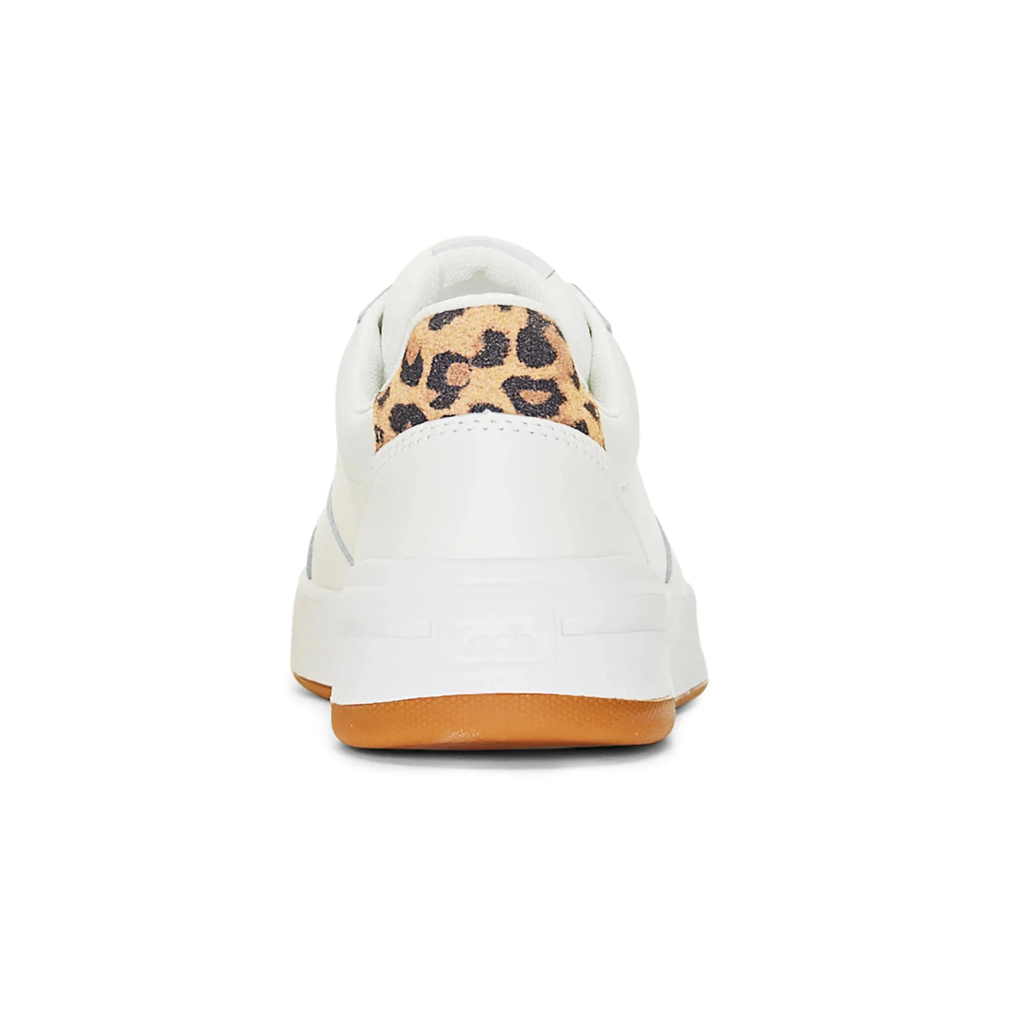 The Court Leather - White Leopard