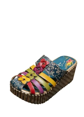 USS Shoes Calixa Women's Summer Leather Clogs