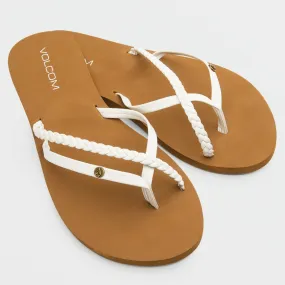 Volcom "Thrills II" Women's Sandals - White