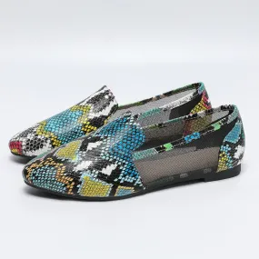 Wholesale Flat Bottom Mesh Breathable Single Shoes