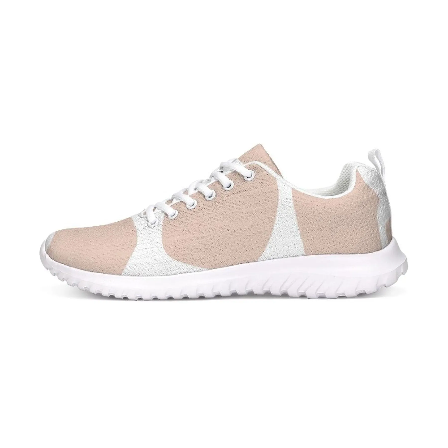 Women's Athletic Sneakers, Low Top Canvas Running Shoes - Retro Pink &