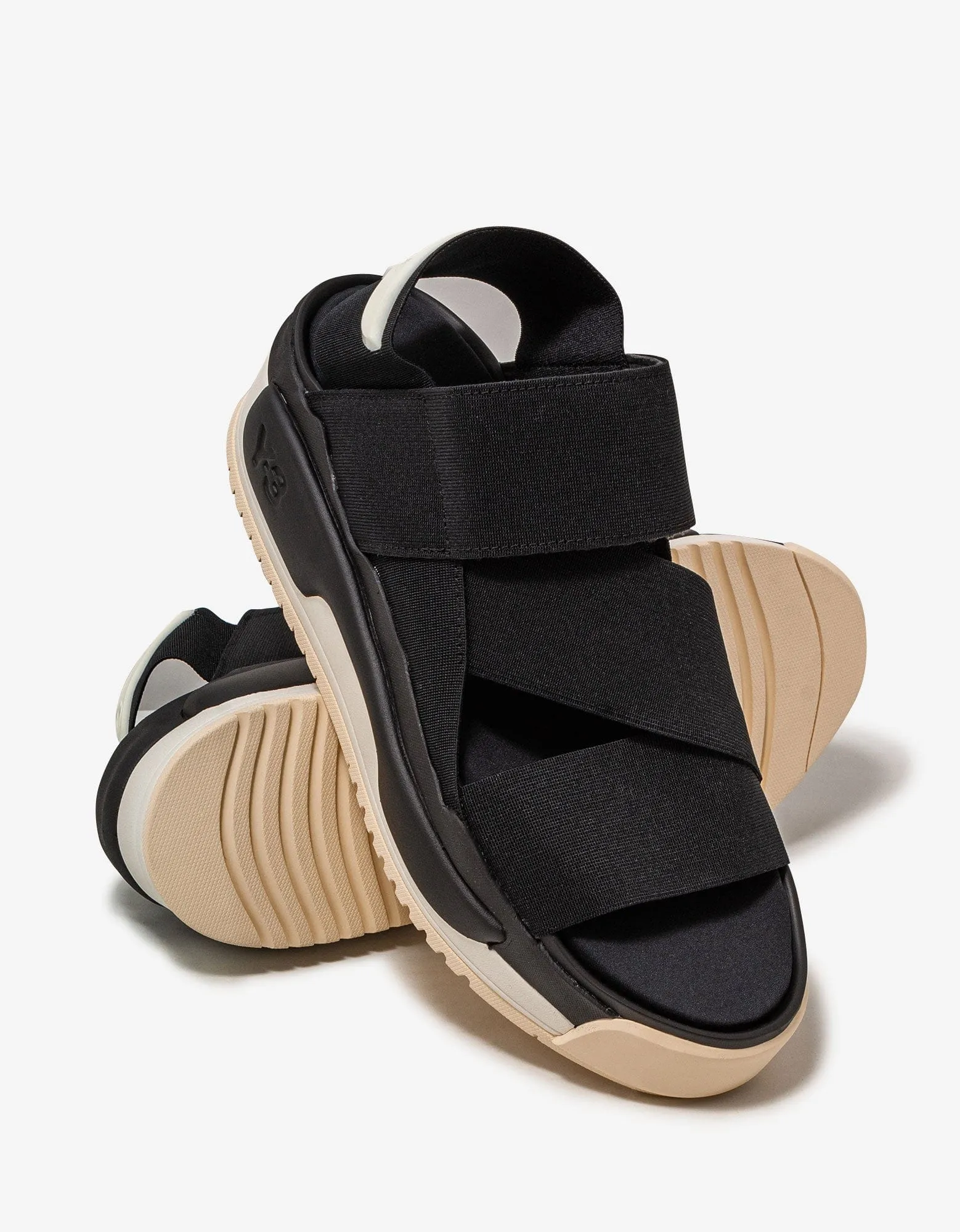 Y-3 Black Hokori Sandals