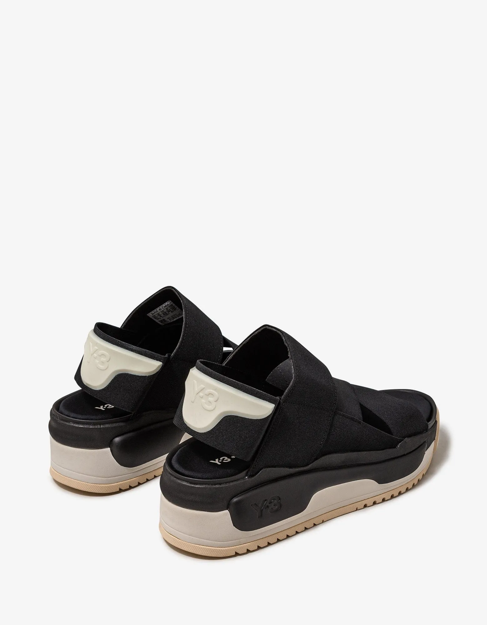 Y-3 Black Hokori Sandals