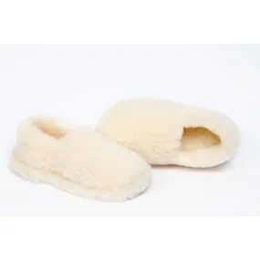 Yoko Full Ladies Natural Wool Slippers